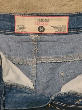 Famous Gazoz Light Blue Denim Bermuda Shorts
